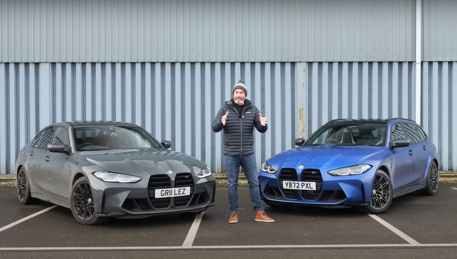 BMW M3 и BMW M3 Touring сравнили в гонке по прямой