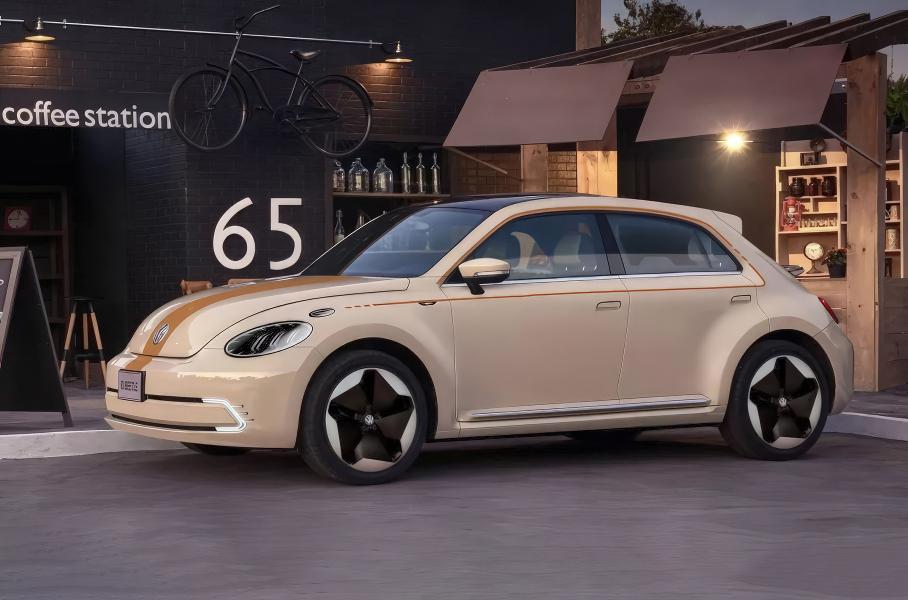 Каким мог бы быть электрический Volkswagen Beetle