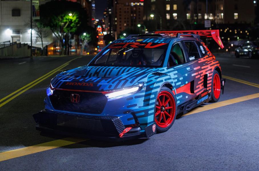 800 сил и двигатель сзади: Honda CR-V скрестили с болидом IndyCar