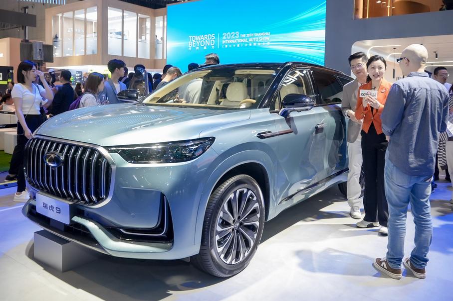 Chery представила крупный кроссовер Tiggo 9 с запасом хода 1,4 тысячи километров