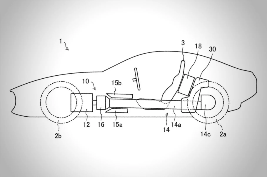 Mazda запатентовала четырехмоторный гибрид с роторным двигателем