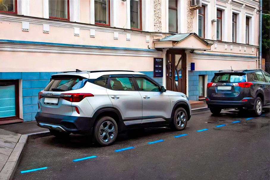 В Москве появится синяя дорожная разметка. Что она означает