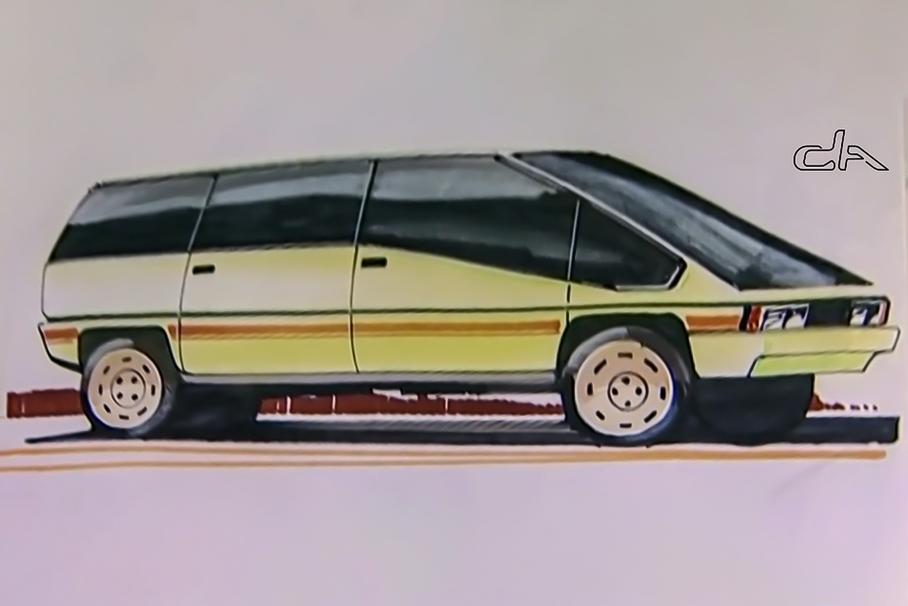 Эскиз Chrysler Supervan