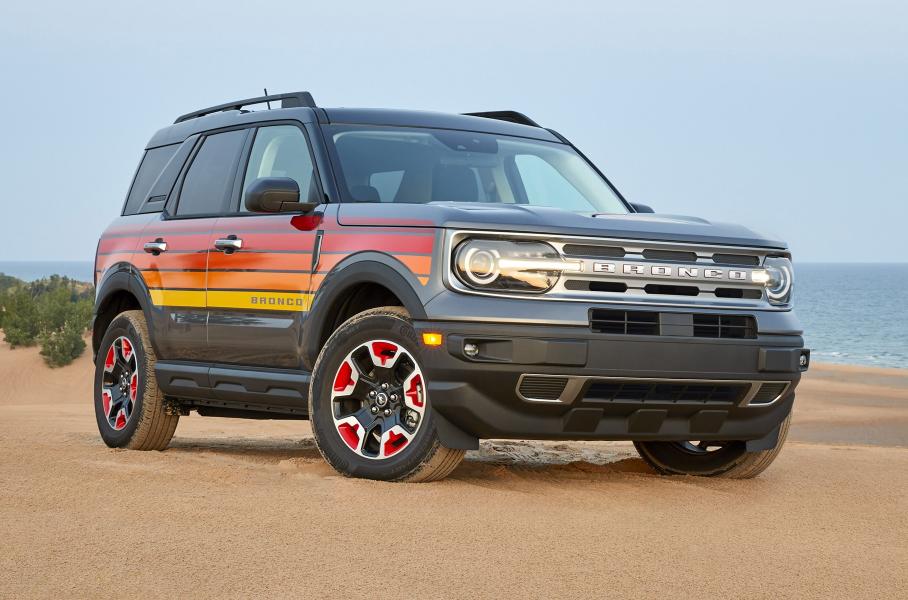 Ford Bronco Sport получил яркую версию Free Wheeling в стиле 1970-х