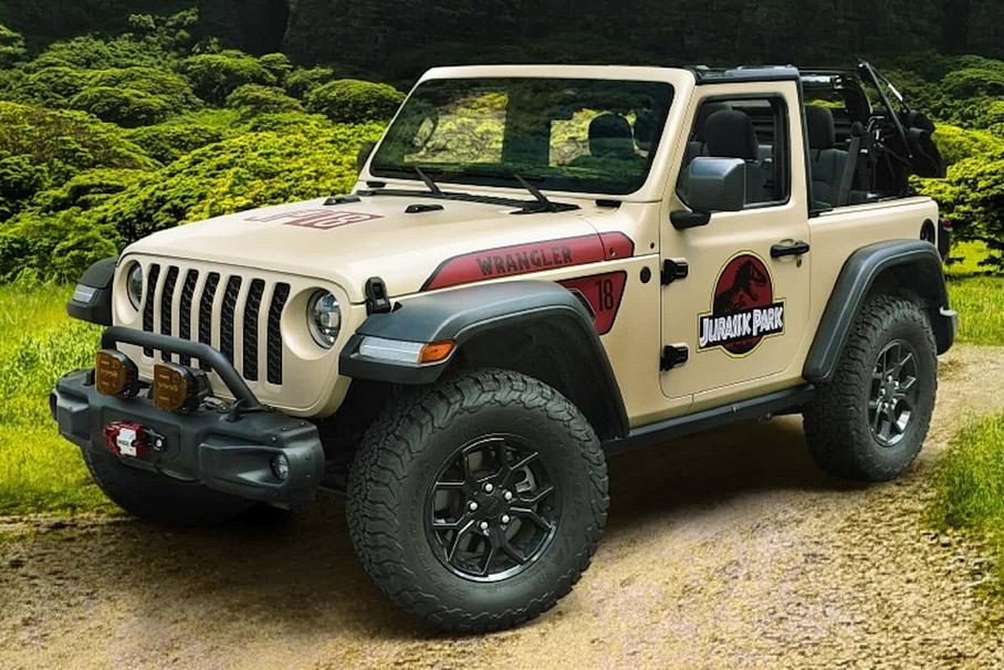 Jeep по-особому украсил Wrangler в честь «Парка Юрского периода»