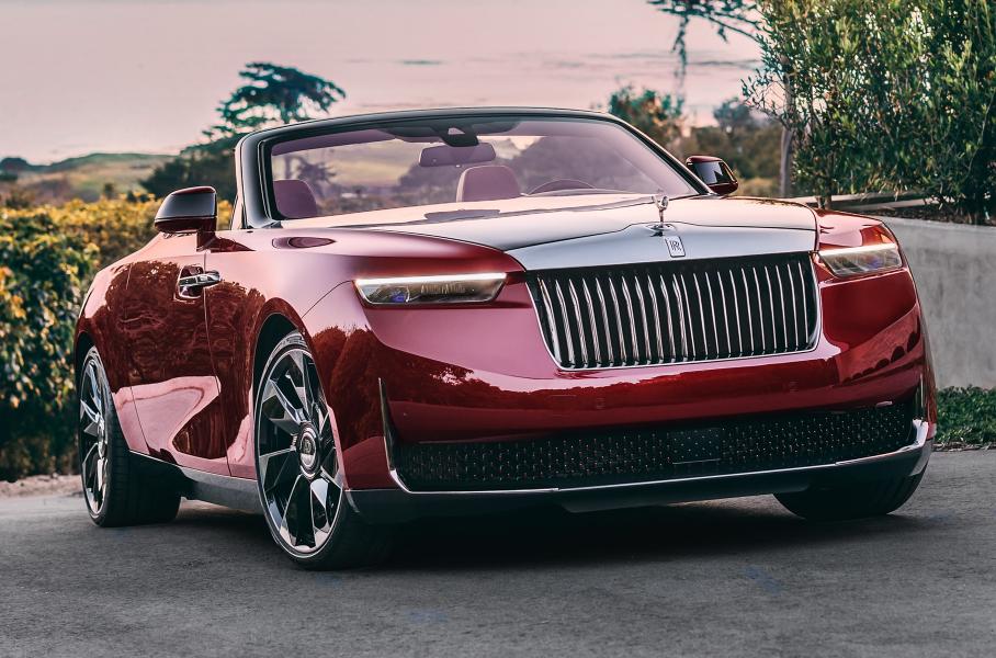 Rolls-Royce показал уникальный кабриолет La Rose Noire Droptail