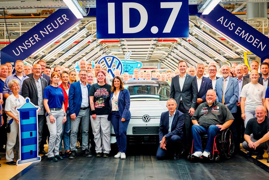Volkswagen запустил производство электрического лифтбека ID.7