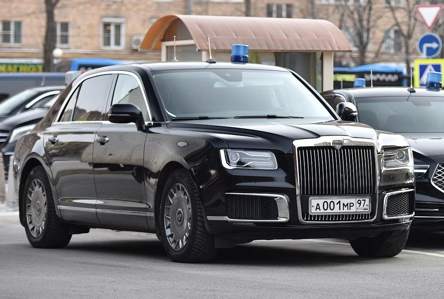 Один из Aurus Senat Автобазы №2 Управления делами Президента Российской Федерации