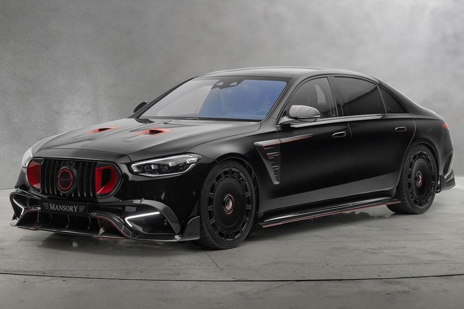 Mansory оборудовала мощнейший Mercedes-Benz S-Class огромными алыми «ноздрями»