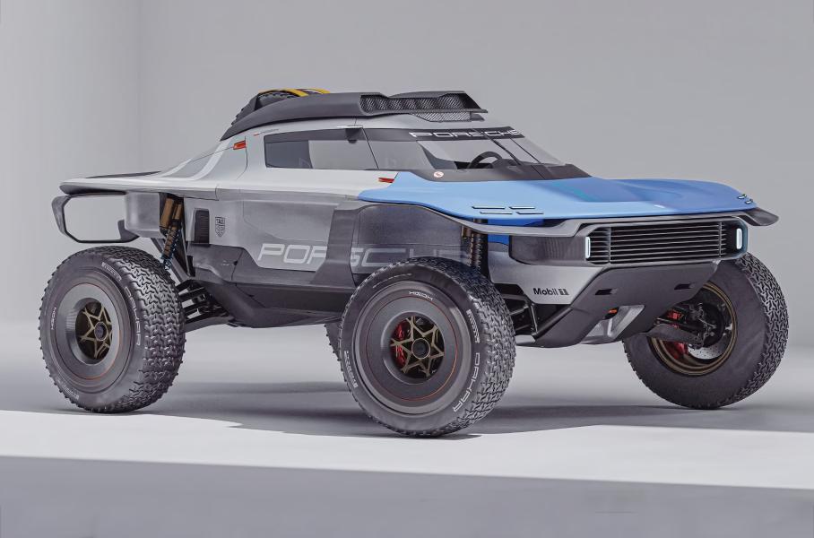 Независимый художник нарисовал внедорожник Porsche для «Дакара»