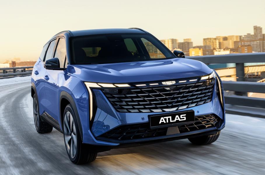 Новый Geely Atlas для России