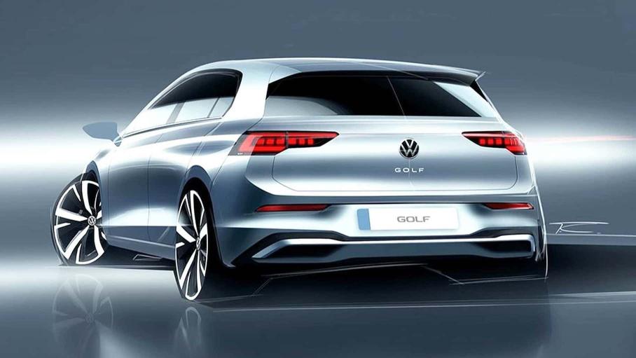 Volkswagen показал первые эскизы нового поколения Golf