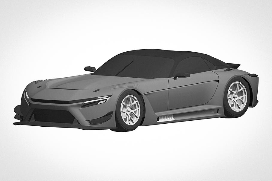Патентное изображение Toyota GR GT