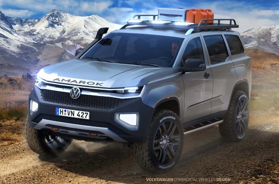 Посмотрите на конкурента Toyota Land Cruiser Prado от Volkswagen, который не пошел в серию