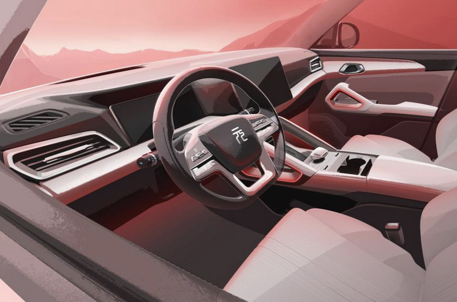 BYD раскрыл внешность и салон самого дешевого кроссовера