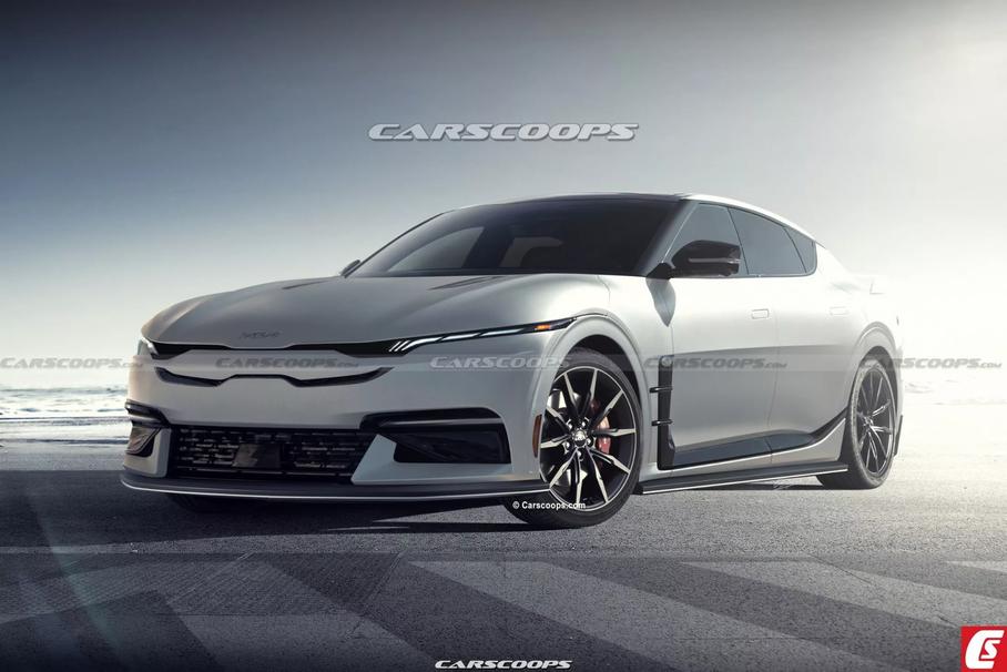 Неофициальный рендер Kia EV8