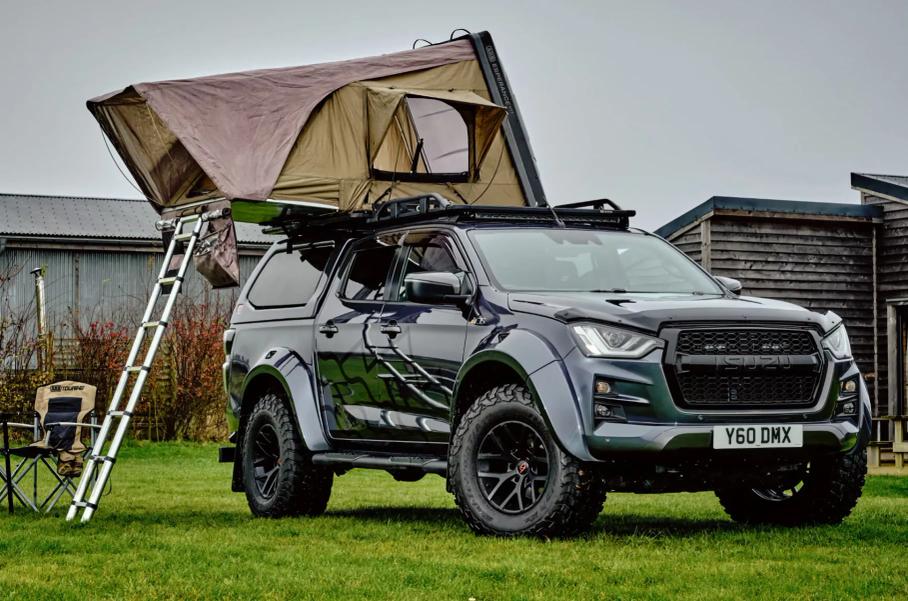 Isuzu D-Max превратили в брутальный внедорожный дом на колёсах