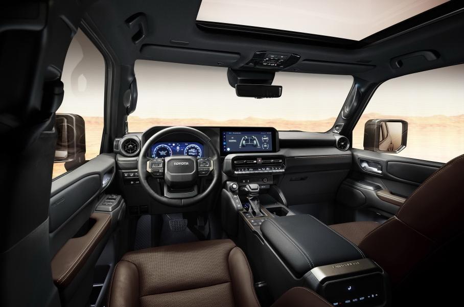 Интерьер американской топ-версии Toyota Land Cruiser Prado 250
