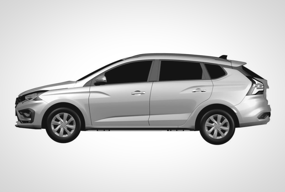 Патентное изображение универсала Lada Iskra