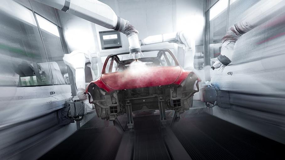 Посмотрите на производство электромобилей Tesla в Берлине глазами дрона
