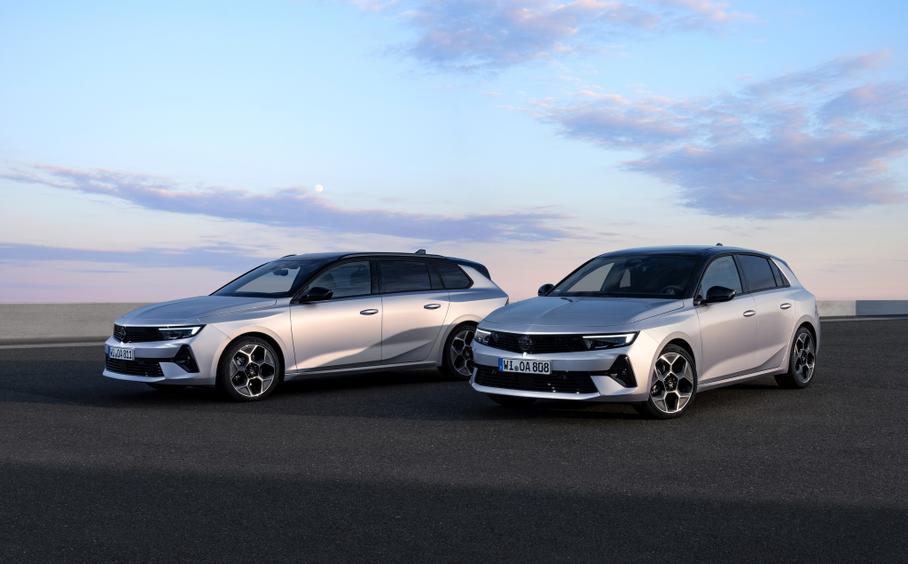Новая Opel Astra стала гибридом