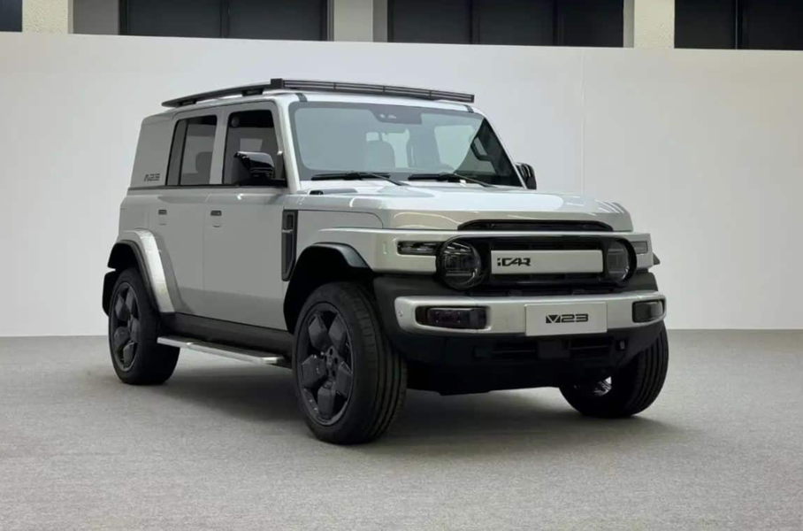 Chery и Xiaomi показали электромобиль iCar V23 с внедорожным дизайном