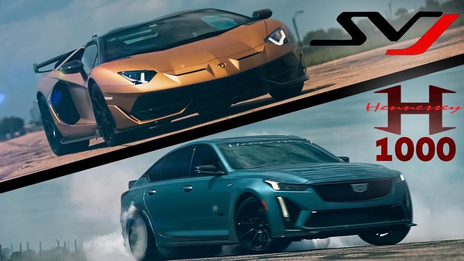 1015-сильный суперседан Cadillac CT5-V Blackwing бросил вызов Lamborghini Aventador SVJ
