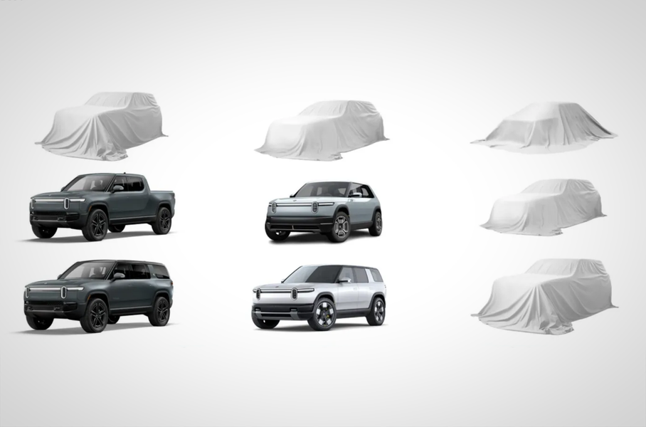Rivian выпустит пять новинок. Три из них — с помощью Volkswagen