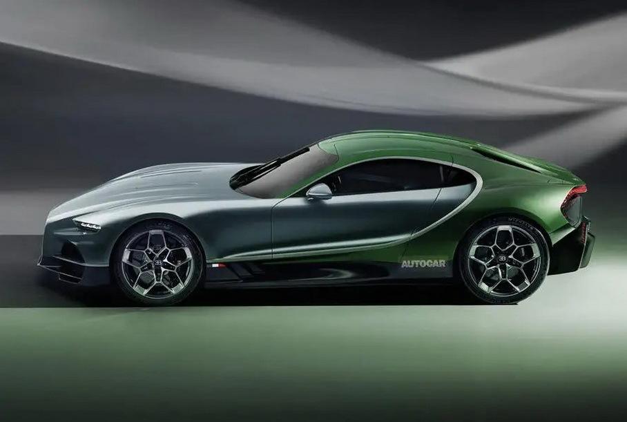 Bugatti готовит гран-турер с атмосферным V16 спереди