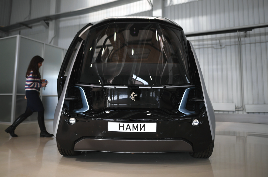Беспилотный шаттл в Государственном научном центре ФГУП «НАМИ», 2019 год