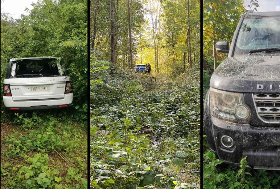 В лесах британского Ноттингемшира нашли 22 похищенных Land Rover