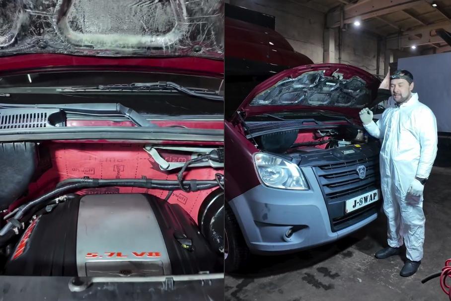 В Казахстане сделали «ГАЗель NEXT» с 5,7-литровым Hemi V8