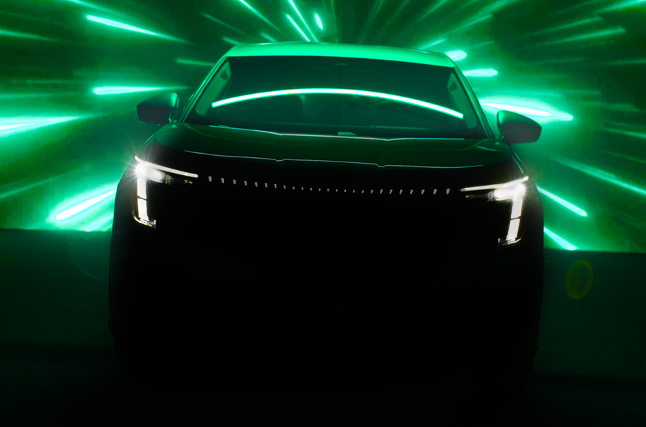 Skoda показала на видео новый большой кроссовер