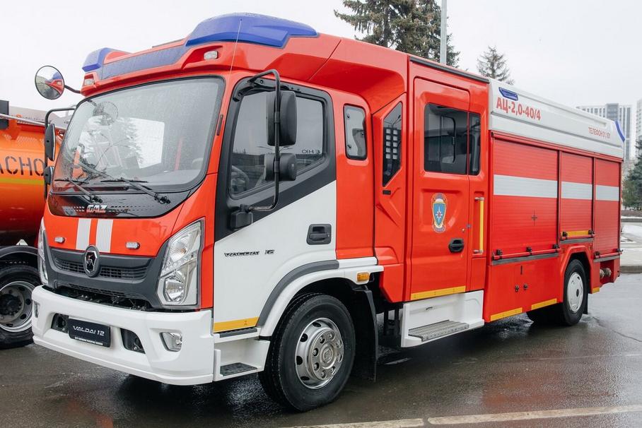 «Группа ГАЗ» показала новый пожарный грузовик на базе «Валдая-12»