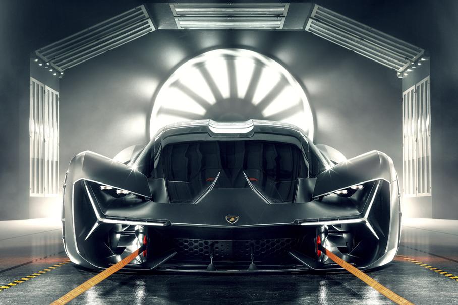 Lamborghini представила суперкар будущего с «самозалечивающимся» кузовом