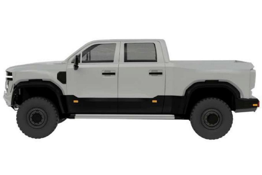 КамАЗ готовит тяжелый пикап с грузовым дизелем: первые фото