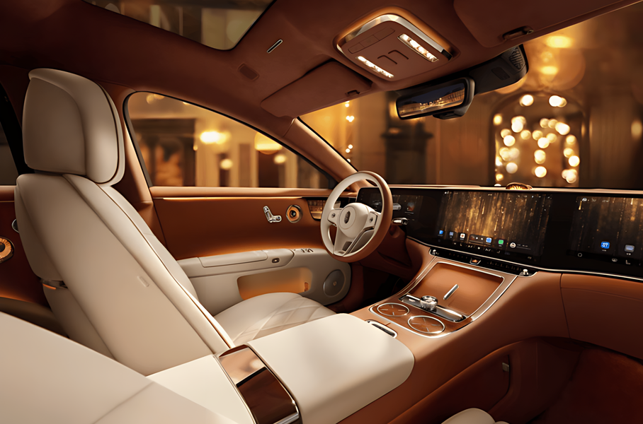 Рассекречен интерьер соперника Mercedes-Maybach из Китая