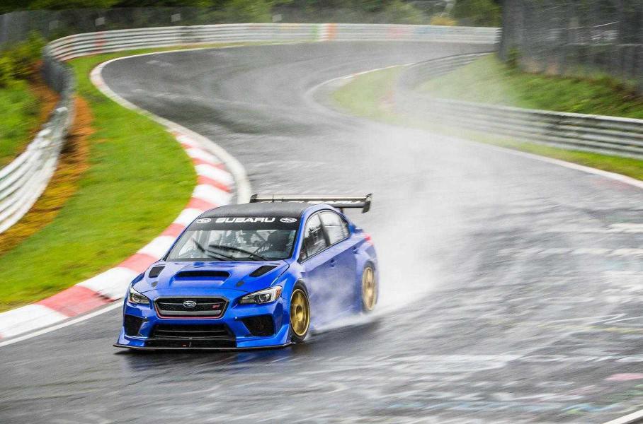 В Subaru сделали 600-сильный WRX STI для рекорда Нюрбургринга