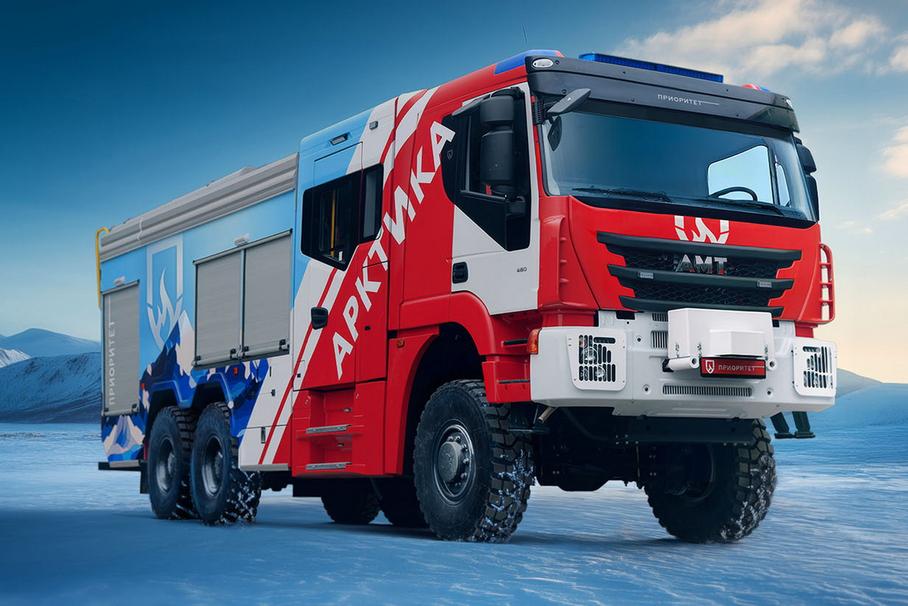 Цистерна на шасси АМТ NV 6x6