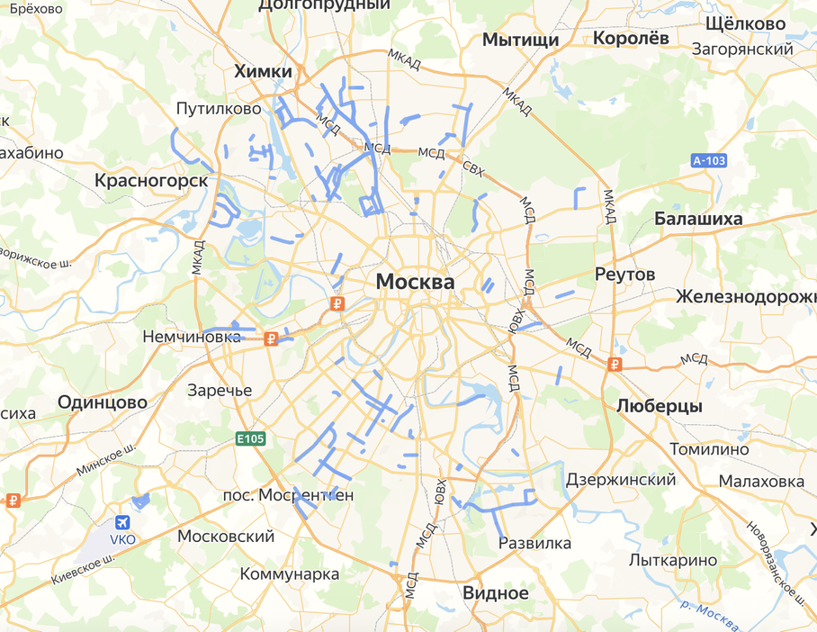 В Москве снова расширят зону платной парковки