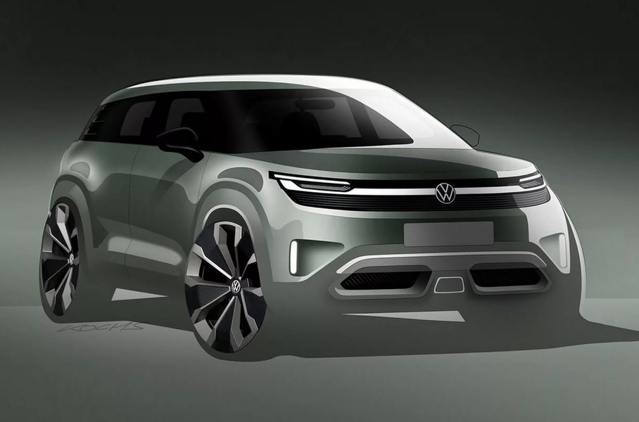 Volkswagen готовит «зеленую» альтернативу T-Cross: первые изображения