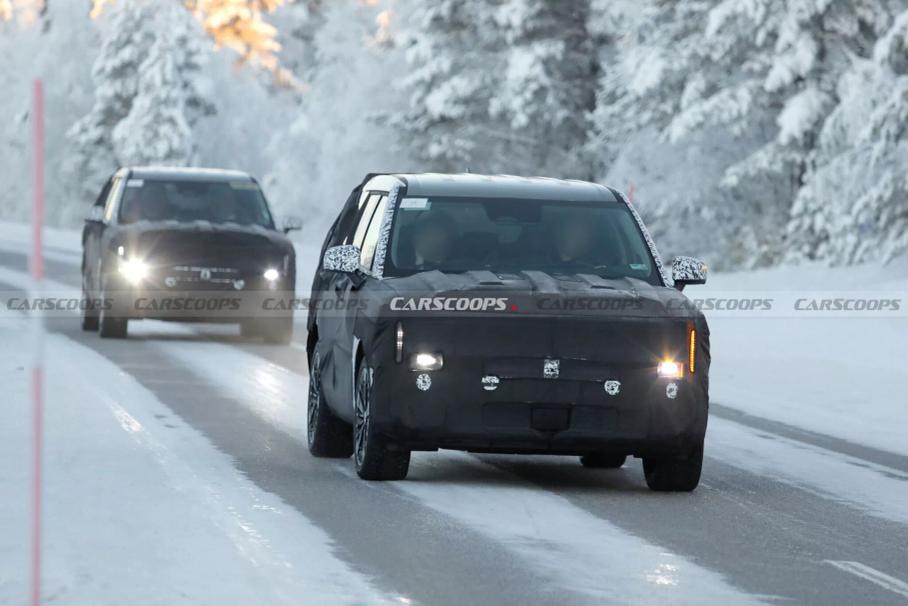 Появились шпионские фотографии нового Hyundai Santa Fe