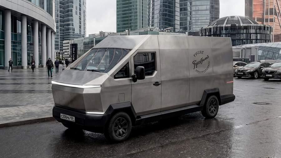 Американцы восхитились новым российским автомобилем в стиле Tesla Cybertruck