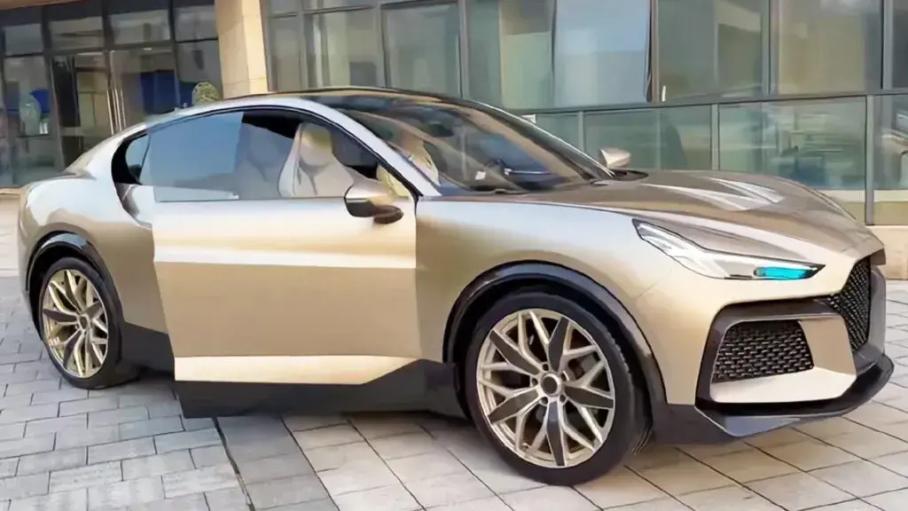 новый седан в стиле Bugatti